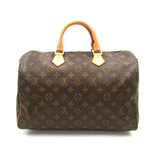 2104102287098 2 Louis Vuitton Speedy Bandouliere 35 Monogram Brown