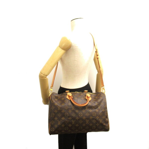 2104102287098 6 Louis Vuitton Speedy Bandouliere 35 Monogram Brown