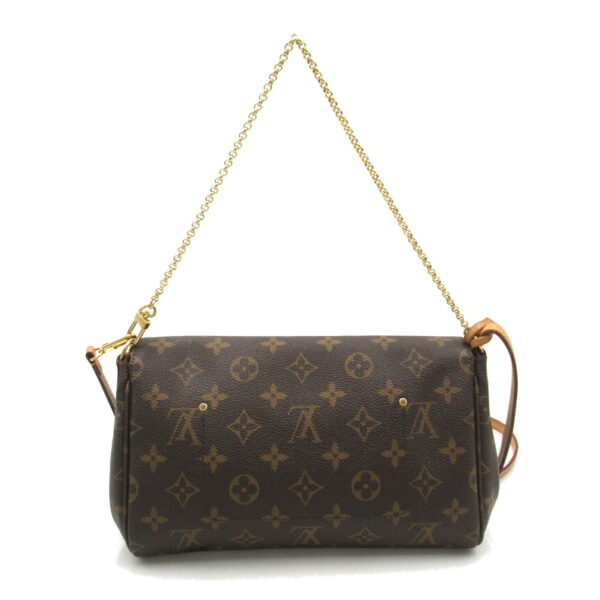 2104102288392 2 Louis Vuitton Favorite PM Monogram Shoulder Bag Brown