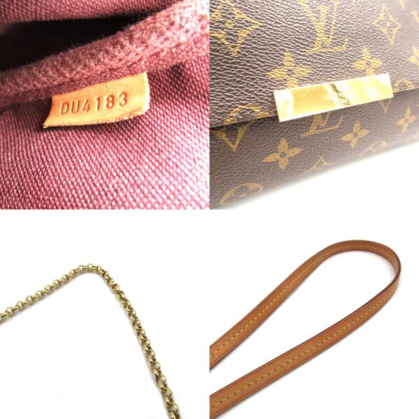 2104102288392 9c Louis Vuitton Favorite PM Monogram Shoulder Bag Brown