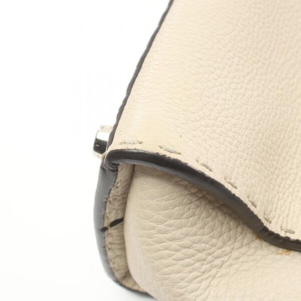 2104102288651 6 Fendi Peekaboo Regular Selleria Handbag Leather Beige