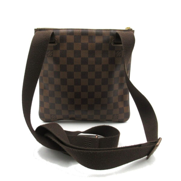 2106800528022 2 Louis Vuitton Pochette Pratt Brooklyn Shoulder Bag Damier Brown