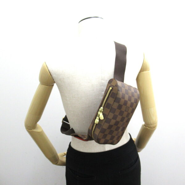 2106800529357 5 Louis Vuitton Jeronimos Waist Bag Body Bag Damier Brown