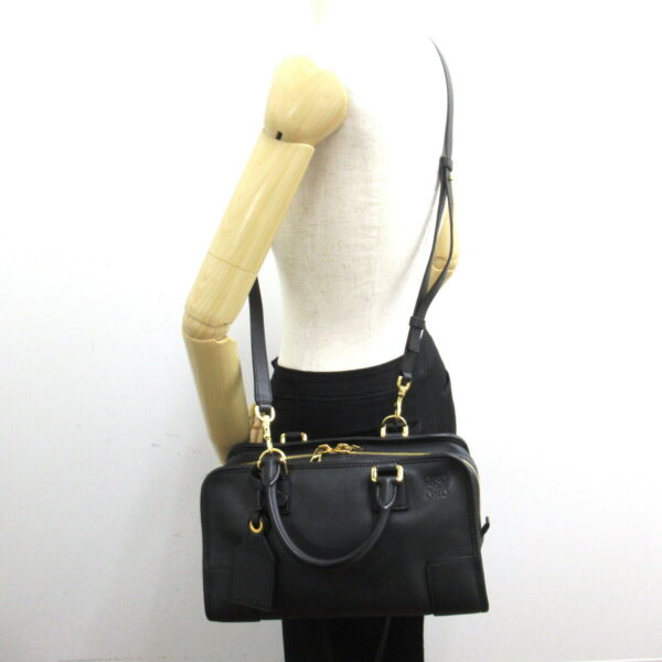 2106800529692 5 Loewe Amazona 28 2Way Shoulder Bag Calf Black