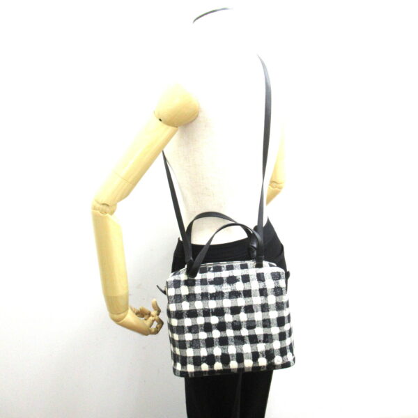 2106800530339 5 Celine Small Soft Cube 2way Shoulder Bag Black White