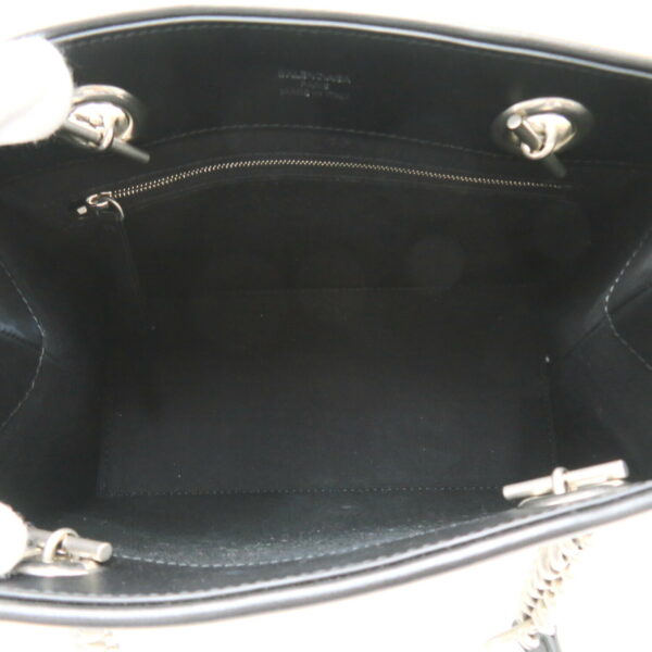 2106800535945 7 Balenciaga Duty Small Tote Bag Cotton Leather White Black