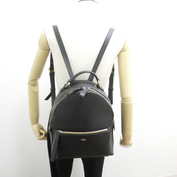 2106800539325 Furla Leather Backpack Black