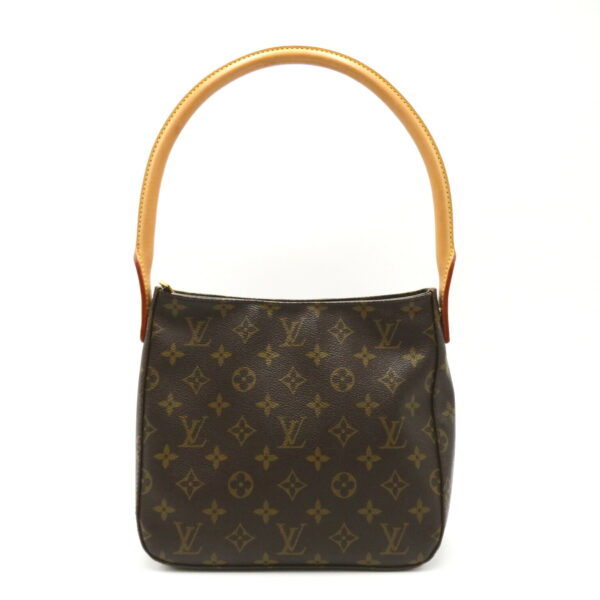 2106800539356 1 Louis Vuitton Looping MM Shoulder Bag Monogram Brown