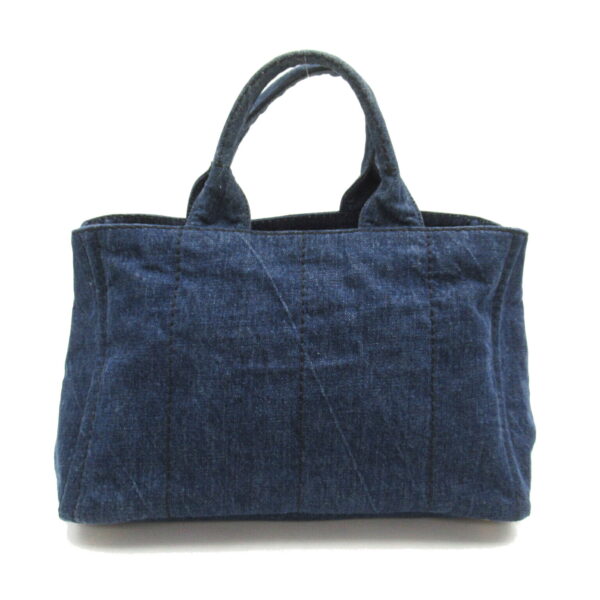 2106800545937 2 Prada 2Way Kanapa Tote Bag Denim Blue