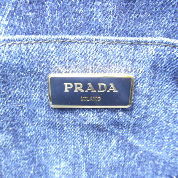 2106800545937 6 Prada 2Way Kanapa Tote Bag Denim Blue