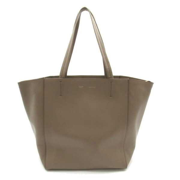 2106800547689 1 Celine Leather Phantom Tote Bag Gray