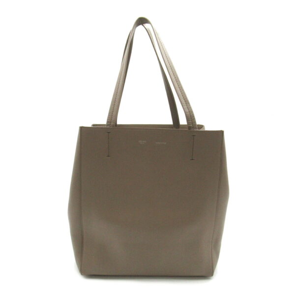 2106800547689 2 Celine Leather Phantom Tote Bag Gray