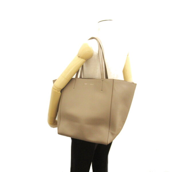 2106800547689 6 Celine Leather Phantom Tote Bag Gray