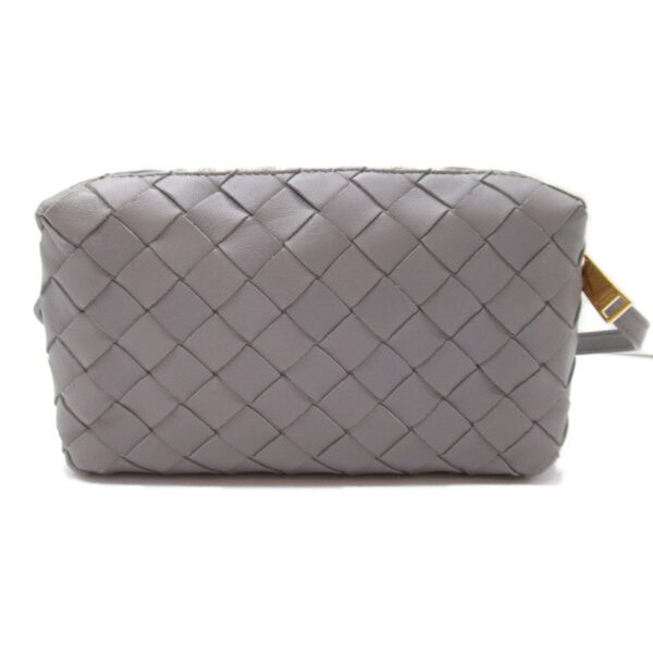 2107400215886 5 Bottega Veneta Shoulder Bag Calf Gray