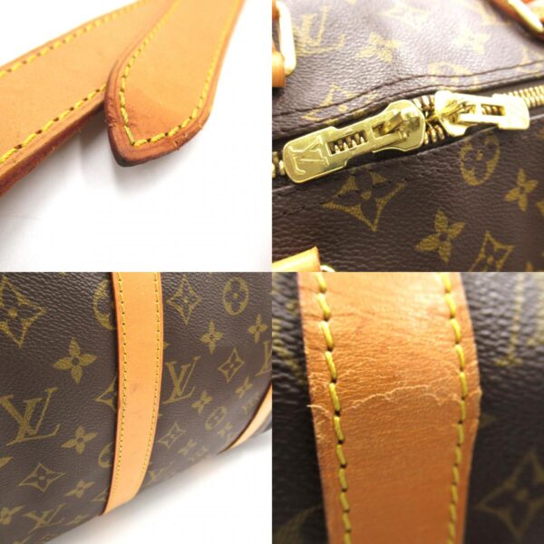 2107400216289 12c Louis Vuitton Keepall Bandouliere Bag Monogram Brown