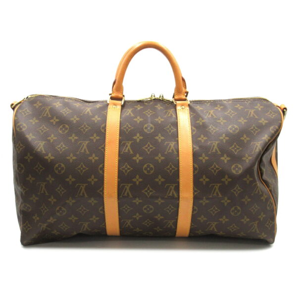 2107400216289 2 Louis Vuitton Keepall Bandouliere Bag Monogram Brown