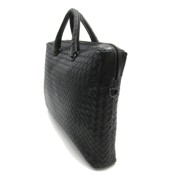 2107400217118 3 Bottega Veneta Intrecciato Briefcase Calf Black