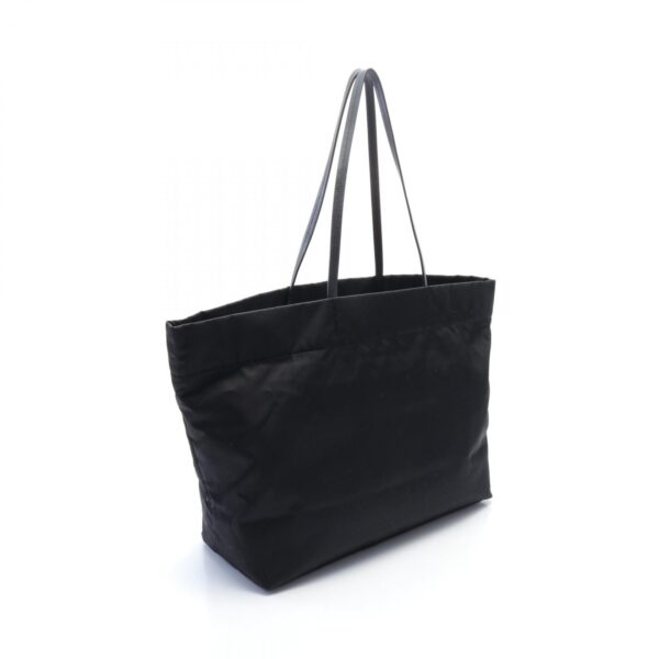 2107400220613 2 Prada Vela Tote Bag Nylon Leather Black