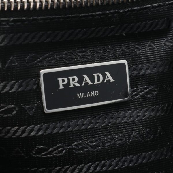 2107400220613 4 Prada Vela Tote Bag Nylon Leather Black