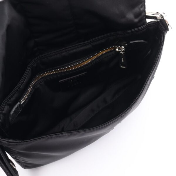 2107400220910 3 Fendi Porter Bucket Bag Waist Bag Nylon Leather Black