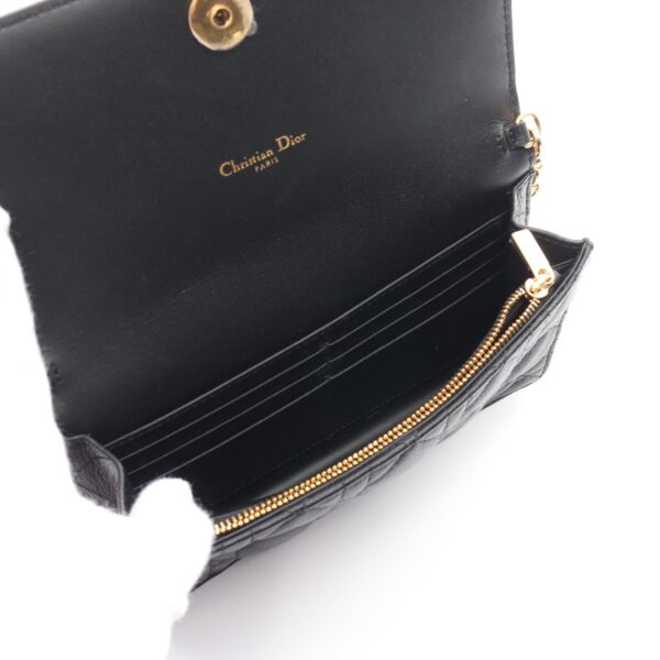 2107400221023 3 Dior Caro Shoulder Bag Leather Black