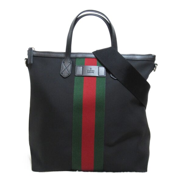 2107600956626 2 Gucci Ophidia Tote Bag Nylon Black