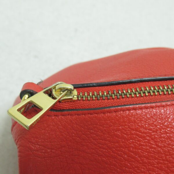 2107600958071 9 Loewe Elephant Shoulder Bag Leather Red