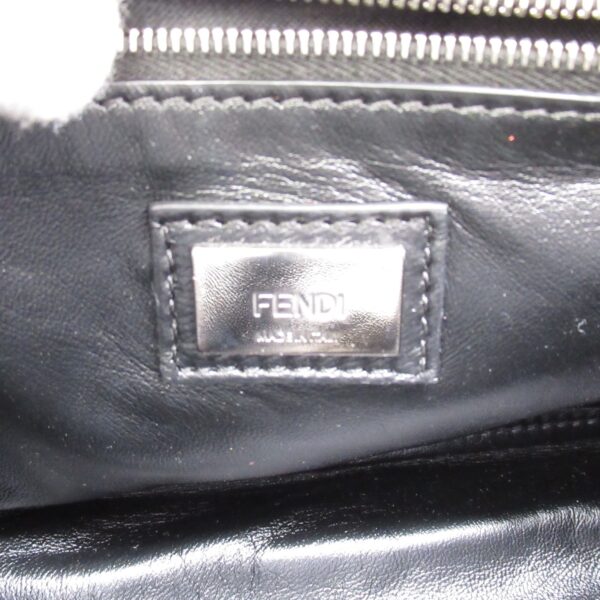 2107600965734 10 Fendi Mini Peekaboo 2Way Shoulder Bag Leather Black