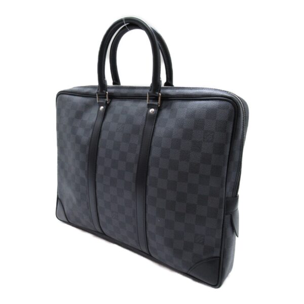 2107600977713 4 Louis Vuitton Porte de Cumin Voyage Briefcase Graphite Black