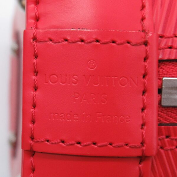 2107600980218 10 Louis Vuitton Alma Handbag Calf Epi Red