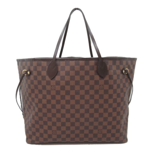 2107600985596 5 Louis Vuitton Neverfull Tote Bag Damier Brown