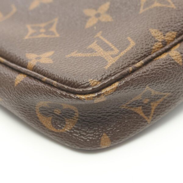 2107600989044 5 Louis Vuitton Pochette Accessoire Bag Leather Monogram Brown