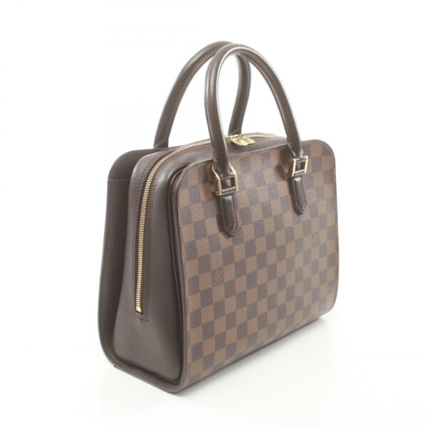 2107600991498 2 Louis Vuitton Triana Damier Ebene Handbag Brown