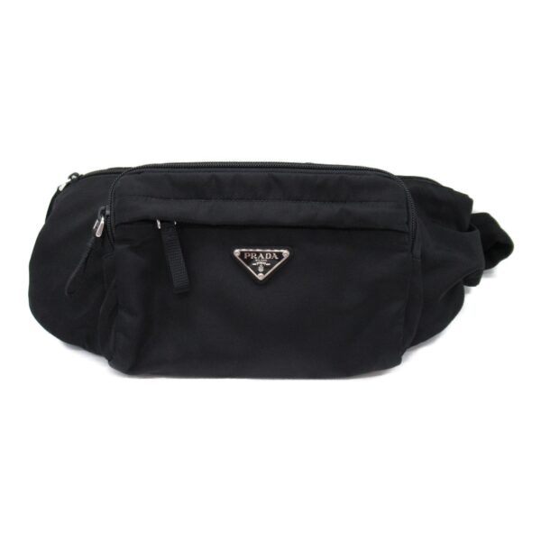 2107600997520 3 Prada Body Bag Nylon Black