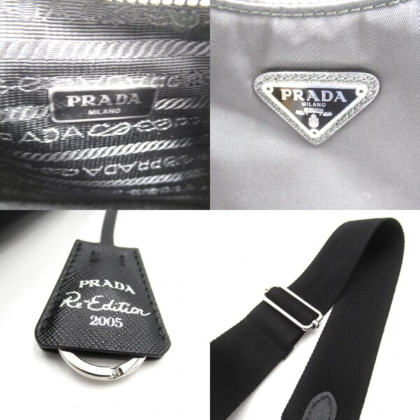 2107600999807 9c Prada 2Way Shoulder Bag Nylon Black