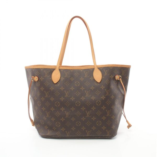 2107601002100 1 Louis Vuitton Neverfull MM Monogram Tote Bag Brown