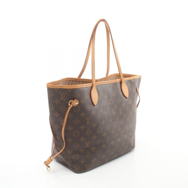 2107601002100 2 Louis Vuitton Neverfull MM Monogram Tote Bag Brown