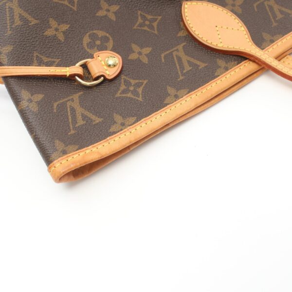 2107601002100 5 Louis Vuitton Neverfull MM Monogram Tote Bag Brown