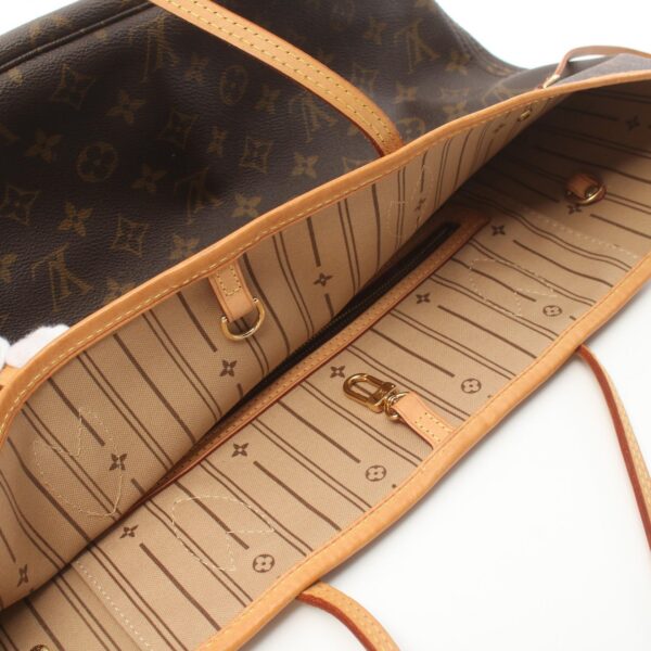 2107601002100 8 Louis Vuitton Neverfull MM Monogram Tote Bag Brown