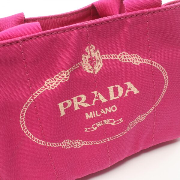 2107601003459 9 Prada Canapa Mini Tote Bag Pink