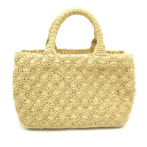 2107601003503 2 Prada Canapa Tote Bag Raffia Beige