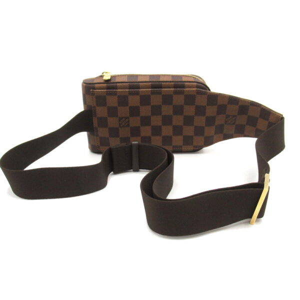 2107601005224 2 Louis Vuitton Jeronimos Waist Bag Body Bag Damier Brown