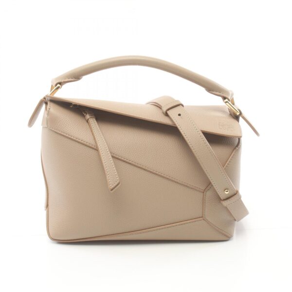 2107601006825 1 Loewe Puzzle Small Handbag Leather Beige