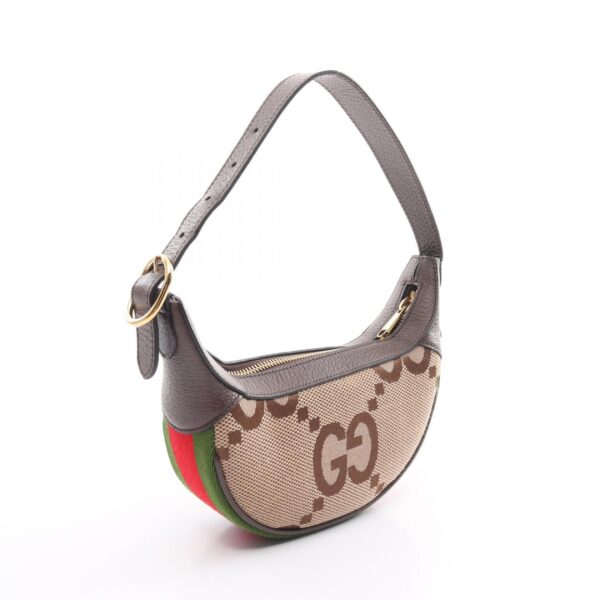 2107601014233 2 Gucci Offidi Jumbo GG Mini Bag Shoulder Bag Brown Multicolor