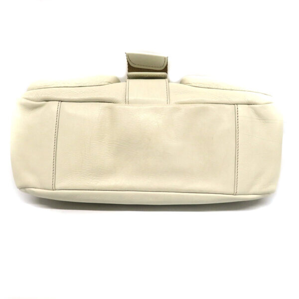 21076896 Prada Shoulder Bag Leather White