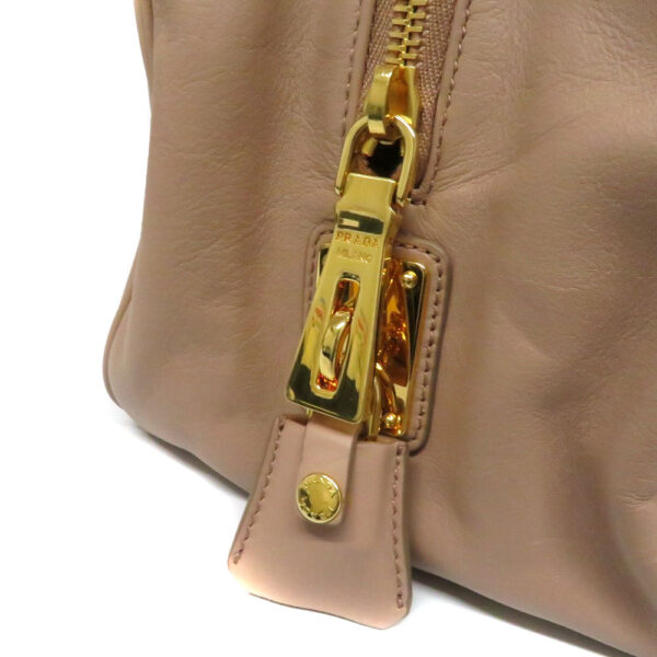 210769510 Prada 2WAY Handbag With Pink Beige