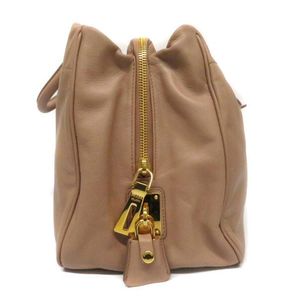 21076953 Prada 2WAY Handbag With Pink Beige