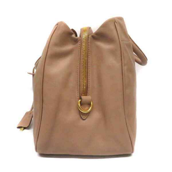 21076954 Prada 2WAY Handbag With Pink Beige