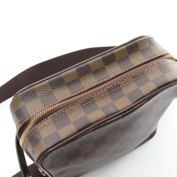 2118300046104 7 Louis Vuitton Olaf PM Shoulder Bag Leather Damier Brown