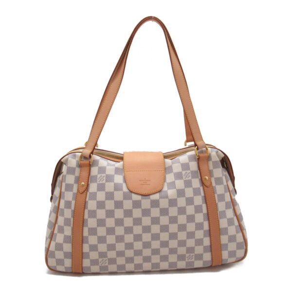 2118300047668 5 Louis Vuitton Stresa Shoulder Bag Damier Azur White